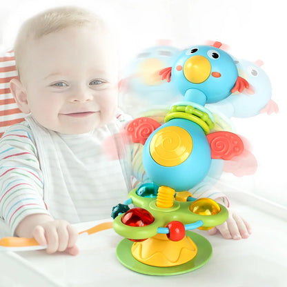 Soothing Baby Rattle Suction Cup Newborn Sensory Toys