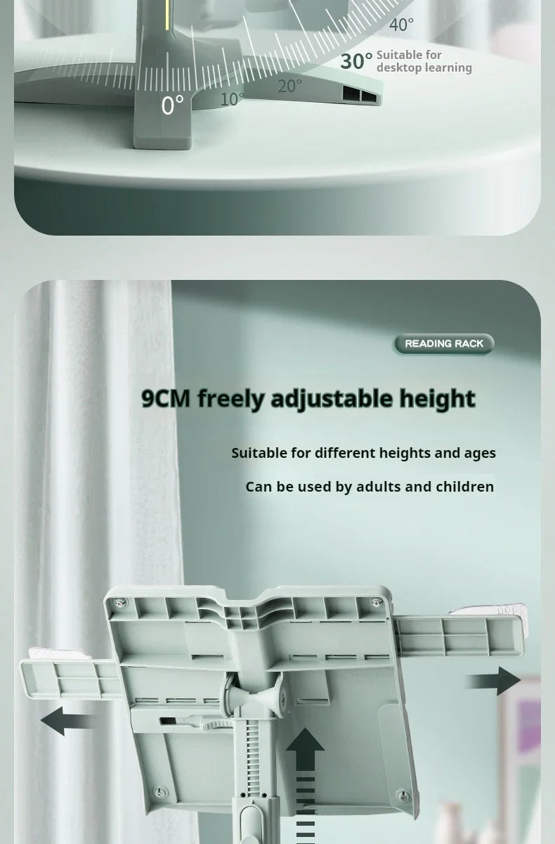 Reading Book Stand Flexible Rotating Tablet Holder