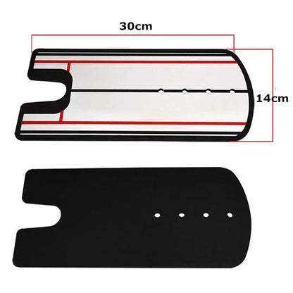 Golf Putting Practice Mirror - Alignment Aid for Training, Light 140x300mm Golf Putter Device