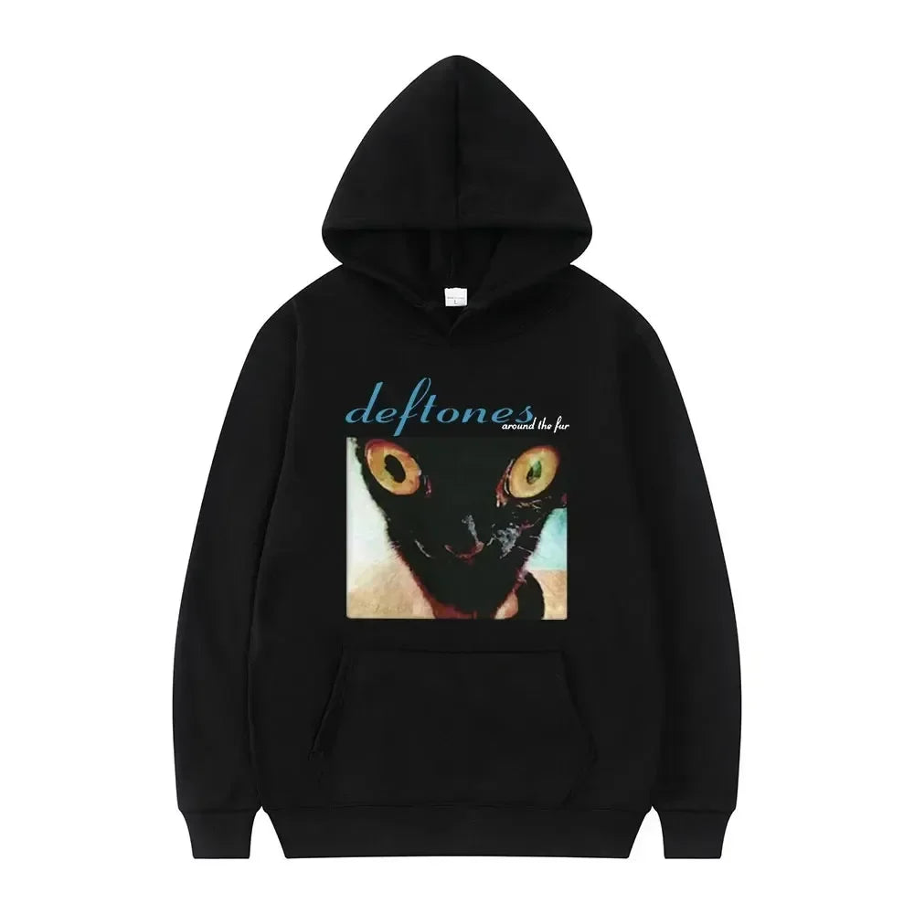 Unisex Oversized Hoodie - Retro Punk, Polyester, Street