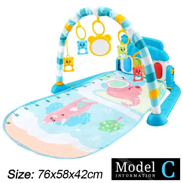 Play Baby Gym Piano Activity Mat With Hanging Toys Newborn Early Education Fall 2025 Sensory Motor Skill Gift