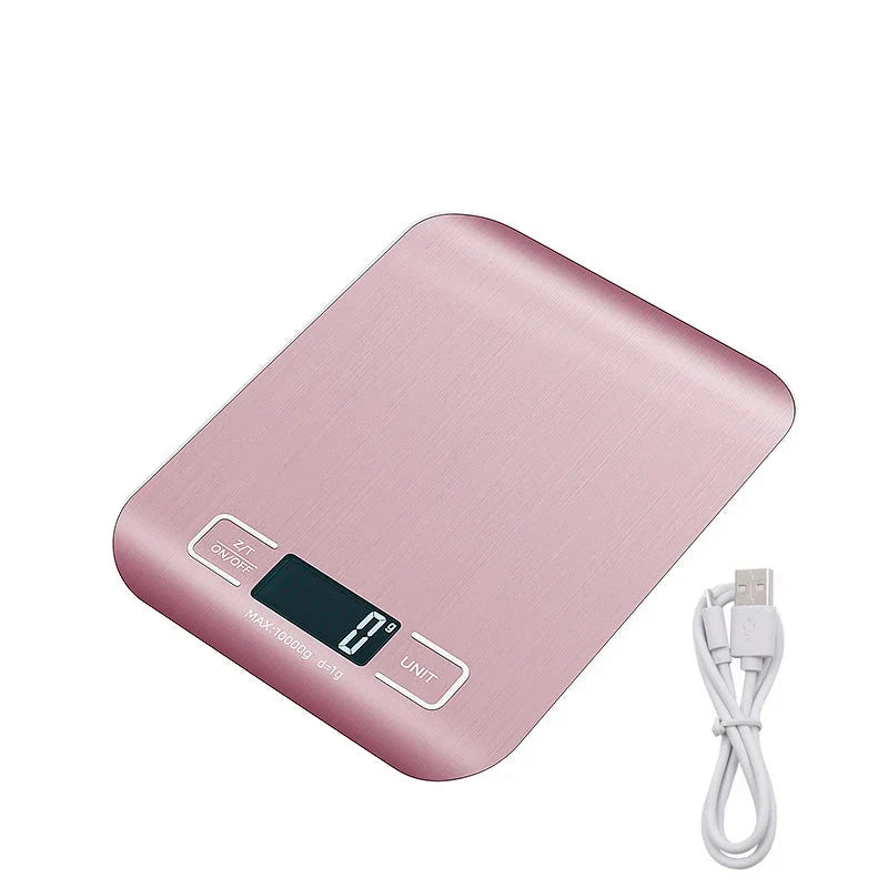 Kitchen Digital Scale Stainless Steel LCD Baking Scale