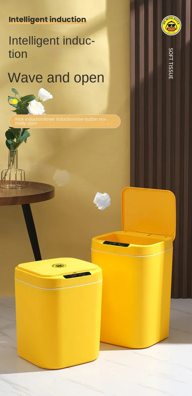 Sensor Trash Can Automatic Waste Bin Household 2025 Hands Free