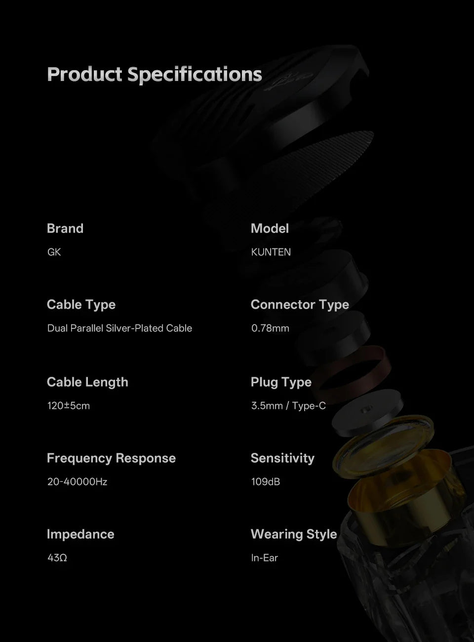 Dynamic Earphones Driver HiFi Earbuds With Detachable Cable For DJ Use Summer 2026 Trend