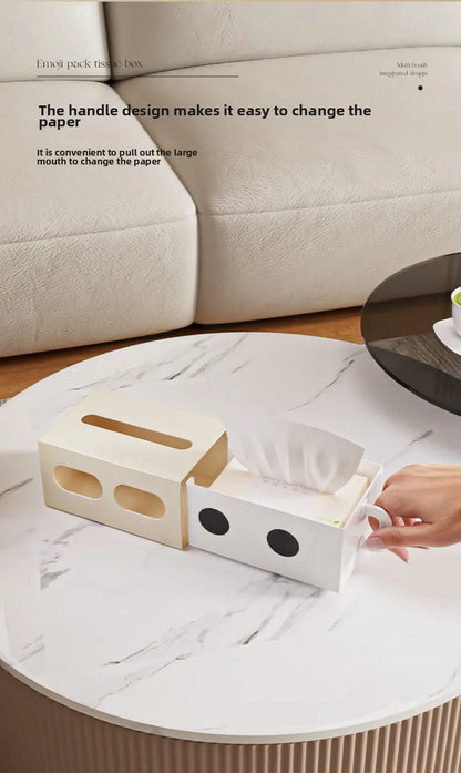 Contemporary Paper Storage Box For Table Decor, Summer 2026 Gift Idea – Tissue Box Red Organizer