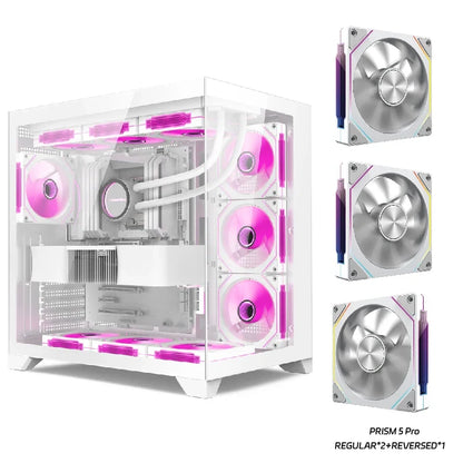PC Gaming Case Dreamland Pro ATX Dual Glass 360mm Chassis