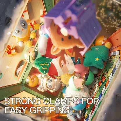 Christmas Doll Claw Machine Top-Grade Kit C - Coin Operated Fun Toy for Kids, Festive Gift Idea