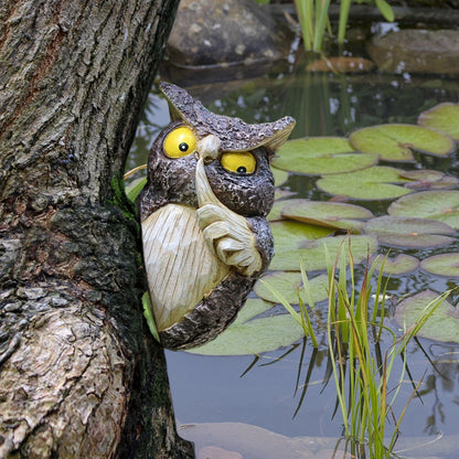 Tree Owl Hanging Ornament Resin Hide And Seek Owl Garden Decor For Yard And Patio Fall 2026 Trend Gift