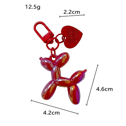 Dog Balloon Keychain Resin Cute Bag Pendant Fall 2025 Gift