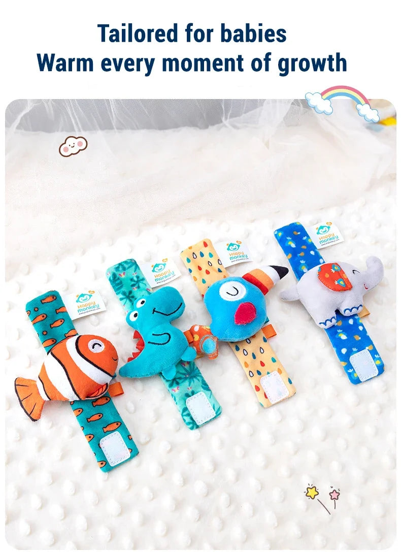 Baby Wrist Rattle Kit Newborn Sensory Toys Soothing Gift