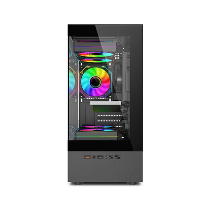 ITX Mini PC Case 240mm Water Cooling MicroATX Chassis