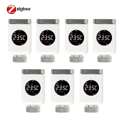 Smart2025 Edition Thermostat Radiator Valve TRV With WiFi ZigBee App Remote Control Energy Saving Fall
