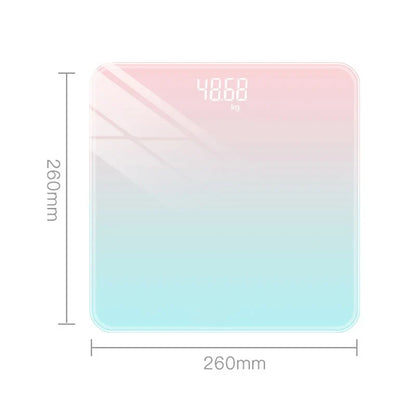 Gradient Smart Glass Body Scale With LCD Digital Display