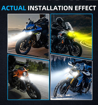 Auxiliary Fog Spot Light 3500K Strobe Off-Road Motorbike 2026 – HAOLIDE LED Motorcycle Headlight 6000K