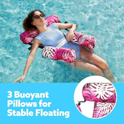 Pool Inflatable Float Hammock Chair Water Lounge Bed Summer 2026 Adults