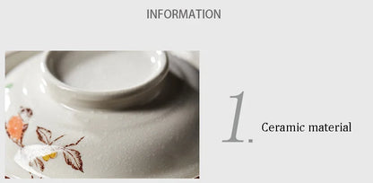 Bowl Ramen Large Ceramic With Lid Retro Fall 2025 Tableware