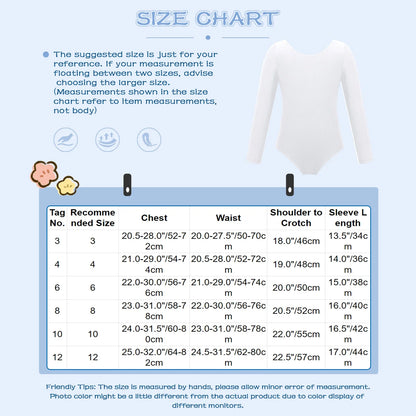 Plush, Sturdy Girls' Leotard - Long Sleeve, Polyamide, Elastane, Polyester, Dance Class