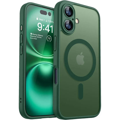 Case iPhone Magnetic Matte Translucent Armor MagSafe Compatible Shockproof Anti-Fingerprint Back To School 2026 Gift