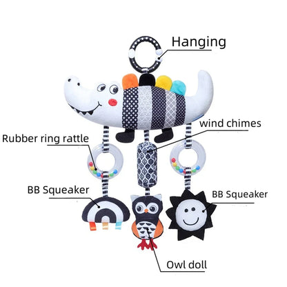 Rattle Baby Stroller Hanging Toy Newborn Sensory Toys