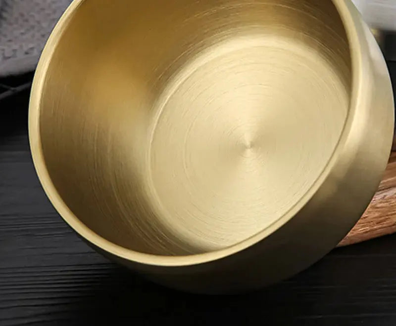 Steel Stainless Double Layer Rice Bowl With Lid Insulated
