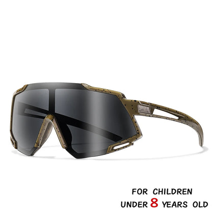 Kids2026 Edition Cycling Sunglasses UV400 Sport Eyewear for Outdoor Play Back to School