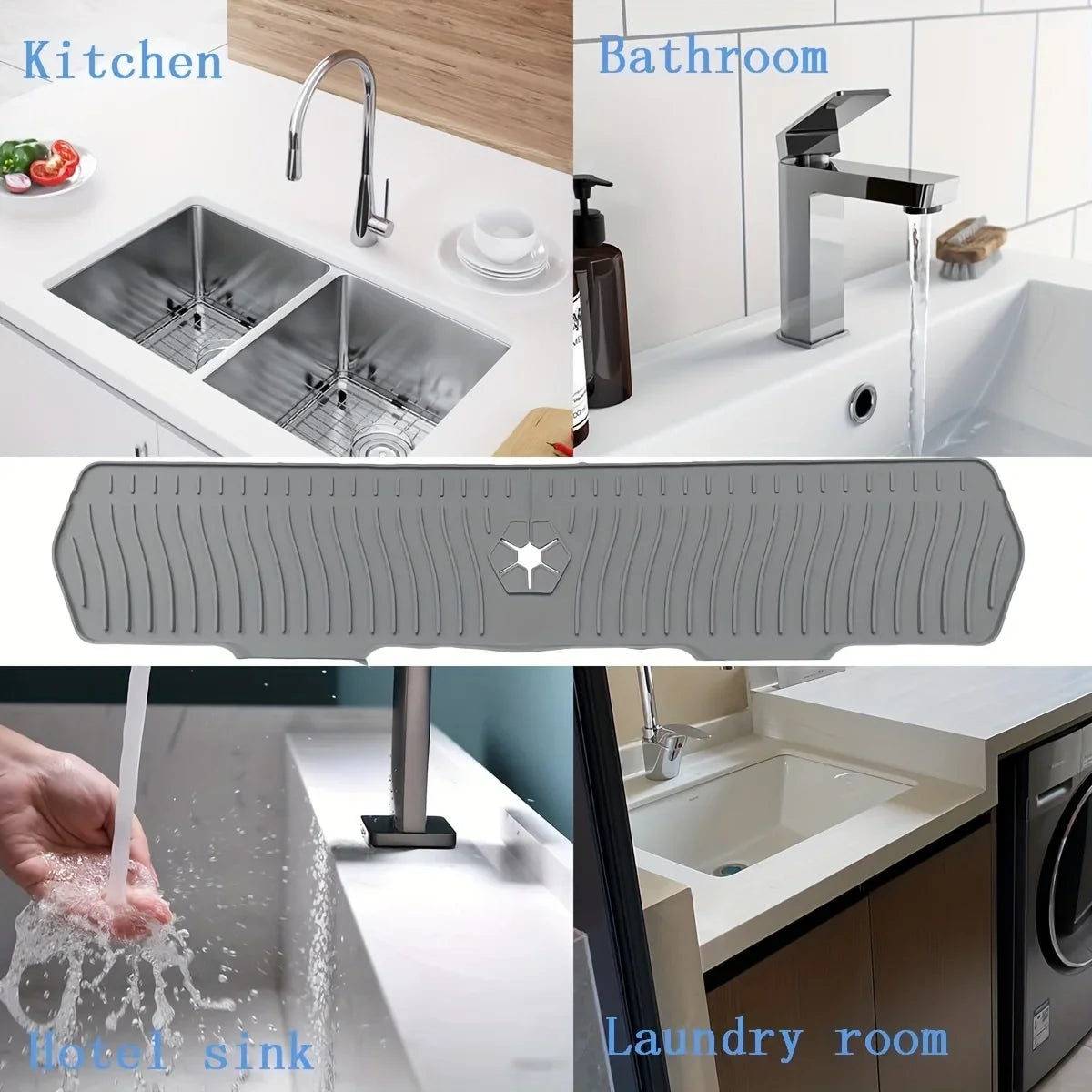 Splash Sink Guard Silicone Mat Countertop Protector