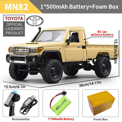 Control Remote Car 1/12 Scale 4WD Off Road RC Pickup Truck Toy For Kids Christmas Gift