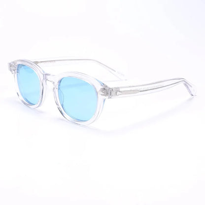 Sunglasses Polarized Vintage Round Acetate Frame Summer 2026 Driving Glare Reduction Gift Idea