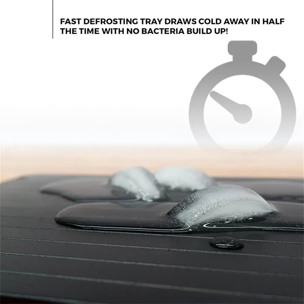 Defrosting Fast Aluminum Tray With Brush Thaw Board