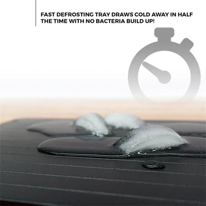 Defrosting Fast Aluminum Tray With Brush Thaw Board