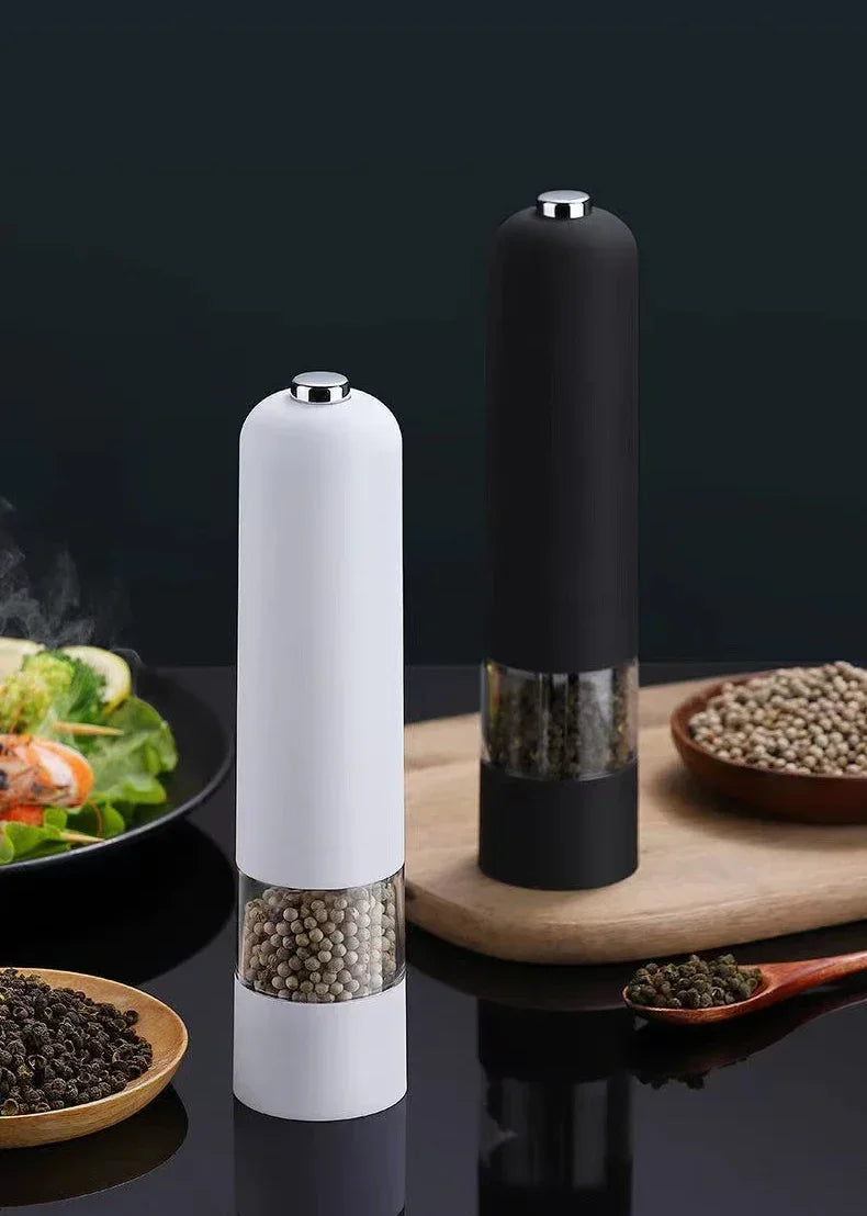 Motor-Driven Salt Pepper Grinder With LED Flexible Coarseness