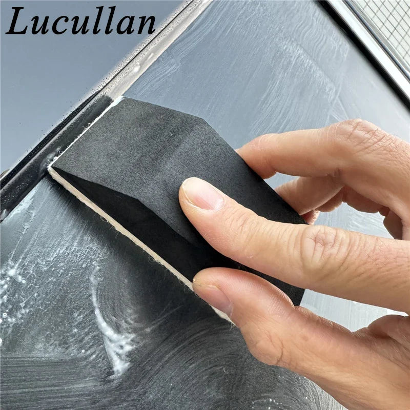 Wool Glass Polishing Pad For Streak-Free Shine, Fall 2025 Car Maintenance – Car Windshield Cleaning Sponge