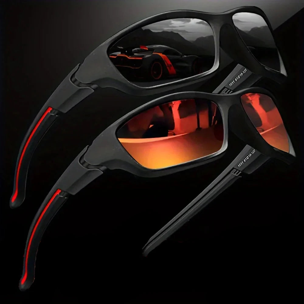 Fashion Polarized Glasses for Men & Women - Outdoor Sports, Cycling, Fishing, Hiking, Golf 2pcs
