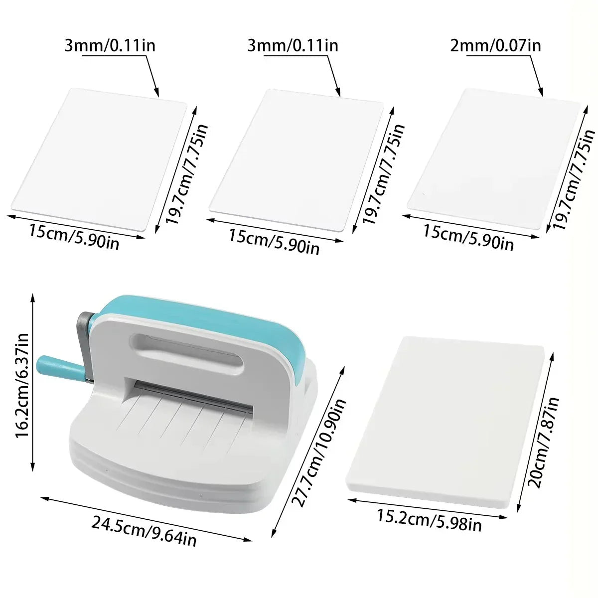 Die A5 Cutting Machine 6 Inch Opening Scrapbook Craft