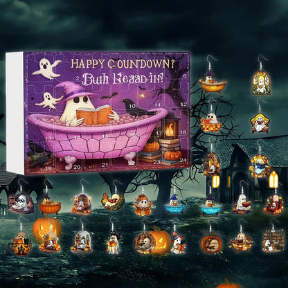 Halloween Advent Calendar Ghost Earrings 24 Day Kit