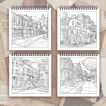 Adult2025 Edition Coloring Book Spiral Bound 30 Sheets 8.3 By 8.3 Inches Holiday Gift Idea For Relaxation