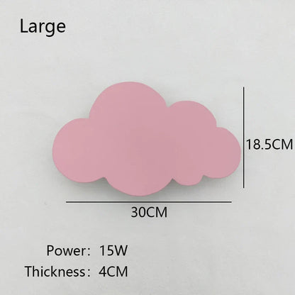 Wall Cloud Lamp Dimmable LED Nursery Light Remote Control Night Light Nursery Bedroom Decor Fall 2025 Cozy