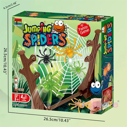 Jumping Spider Fun Board Game Kit - Family Entertainment for Kids & Adults, Great Birthday Gift & Party Game