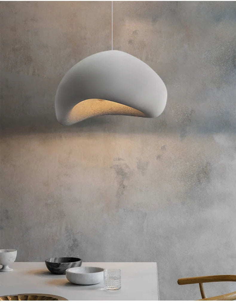 Japandi Pendant Ceiling Lamps Scandinavian Wabi Sabi LED Dining Room