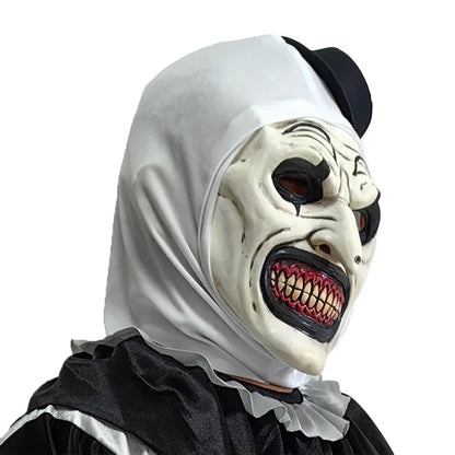 Mask Clown Terrifier Latex Cosplay Halloween 2025 One Size