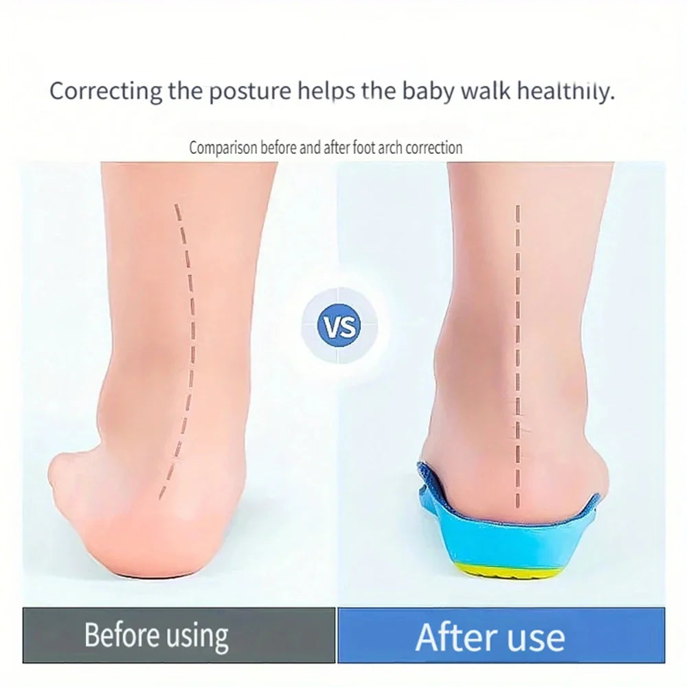 Orthotic Kids Insoles High Arch Support Sports Comfort Plantar Fascia Insole
