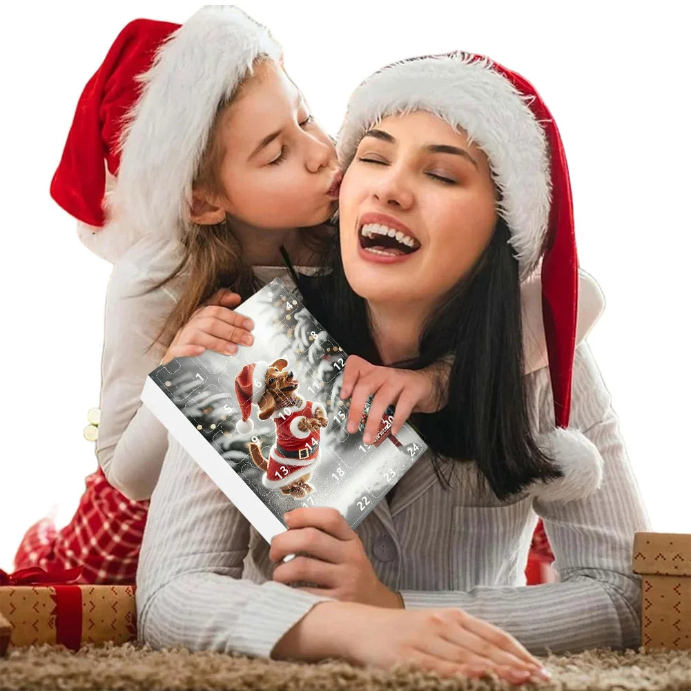 Day 24 Advent Calendar With Figure Ornaments