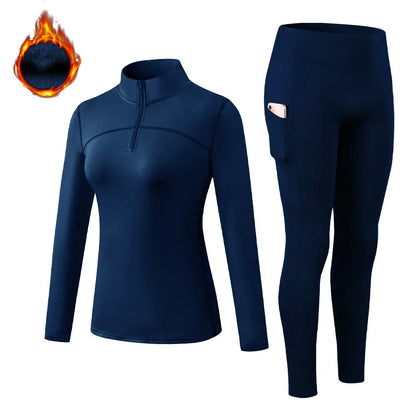 Women's Warm Thermal Long Johns Kit - Cozy Second Skin Winter Underwear for Active & Casual Wear