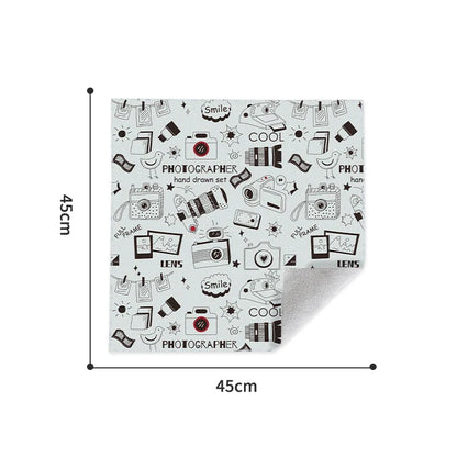 Magic Cloth Makeup Bag - Travel-Friendly Camera Lens Wrapping Storage, Self-adhesive Organizing Bag