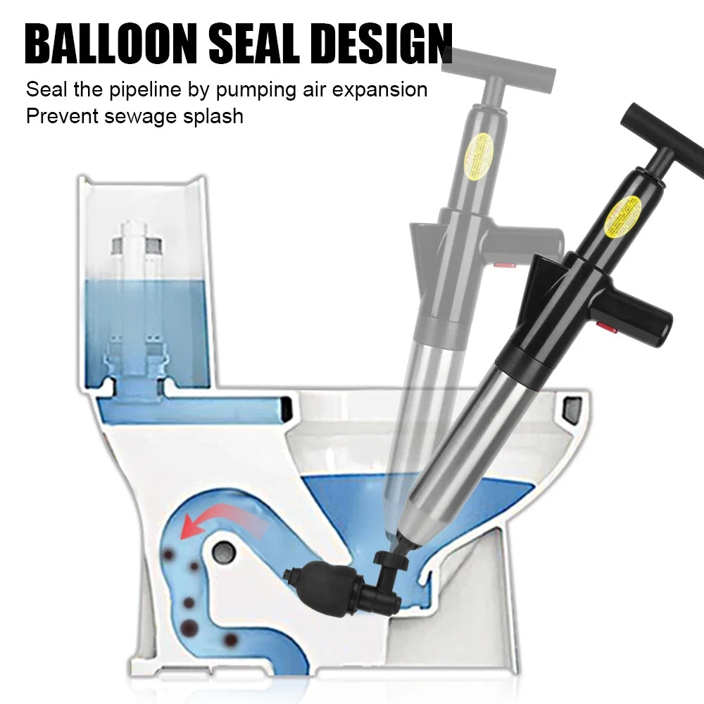 Toilet2026 Edition Plunger High Pressure Drain Unblocker Hydro Blast Style Eco Friendly Household Repair Fall
