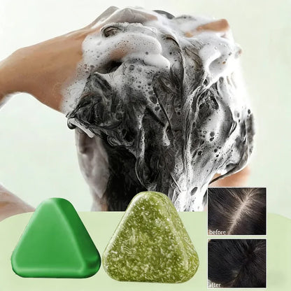 Herbal Shampoo Soap Handmade Hair Maintenance for All Hair Types Oil Control Refreshing Fall 2026 Trend