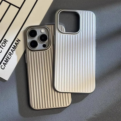 Advanced Electroplated Grille Phone Case for iPhone 16 15 14 Pro Max Plus Deluxe Cover