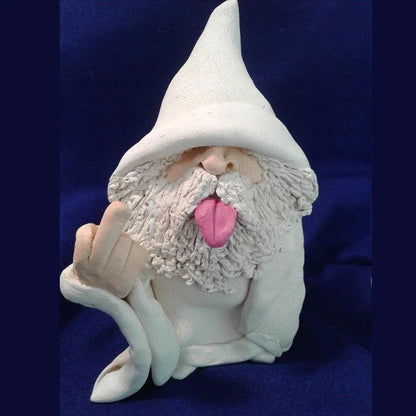 Gnome Garden Statue Resin Provocative Middle Finger Figurine, Outdoor Garden Decor TikTok Viral Fall 2026 Gift