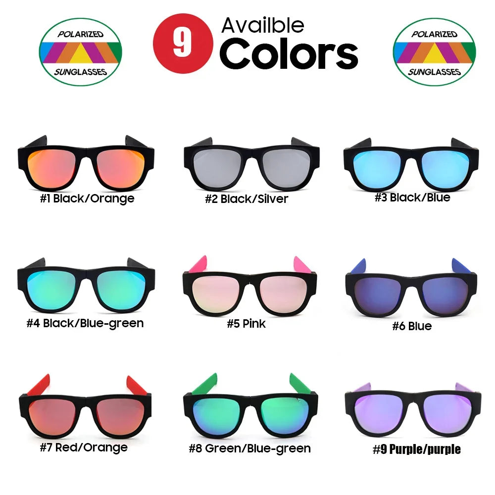 Polarized2026 Edition Foldable Sports Sunglasses - Active Eyewear For Driving And Cycling, Summer Travel