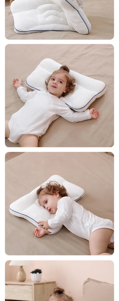 All-Season Cotton Sleeping Pillow for Toddlers & Kindergarten Kids – Baby Neck Support Pillow